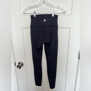 Black Lululemon Wunder Train leggings